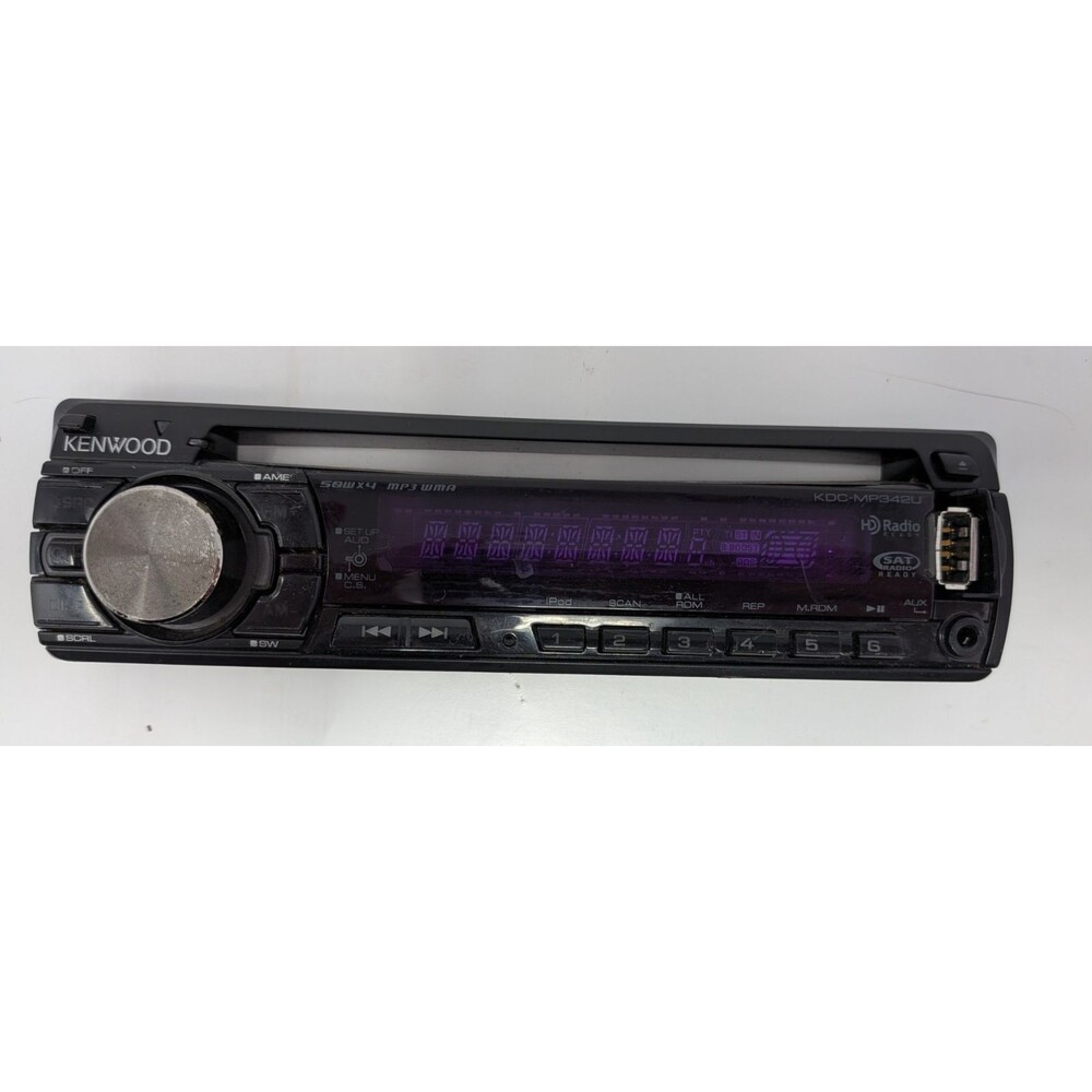Kenwood KDC-MP342U Detachable Faceplate OEM USB HD Radio SAT Ready